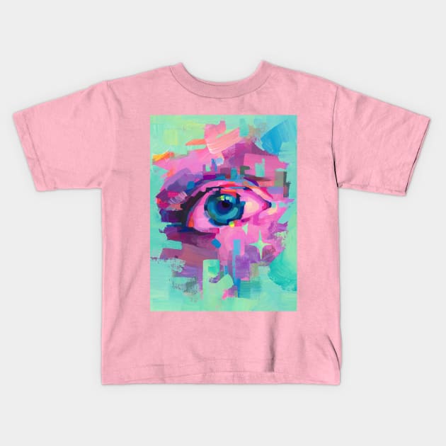 Foresight Kids T-Shirt by Alien Moth